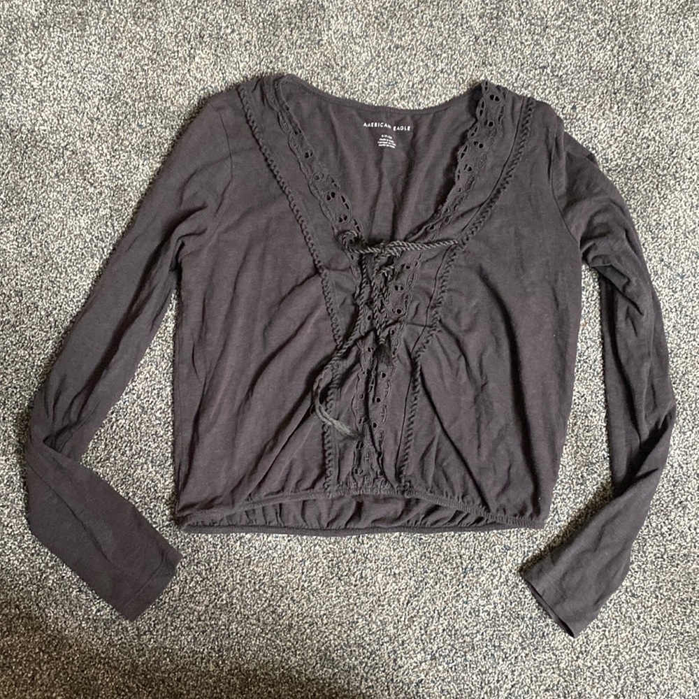 Cute longsleeve-shirt grey